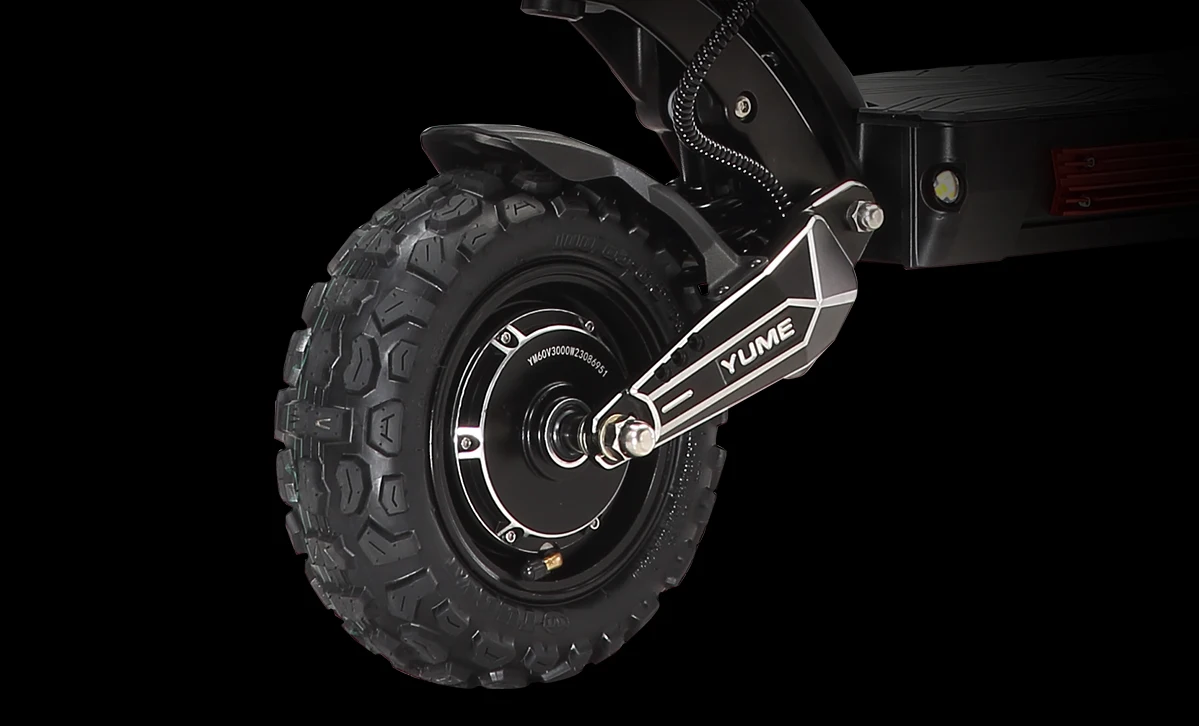 YUME Raptor 2*3000W Dual Motor Electric Scooter Adult Foldable Off Road Electric Scooter 60V-30AH Max Speed 85KM/H