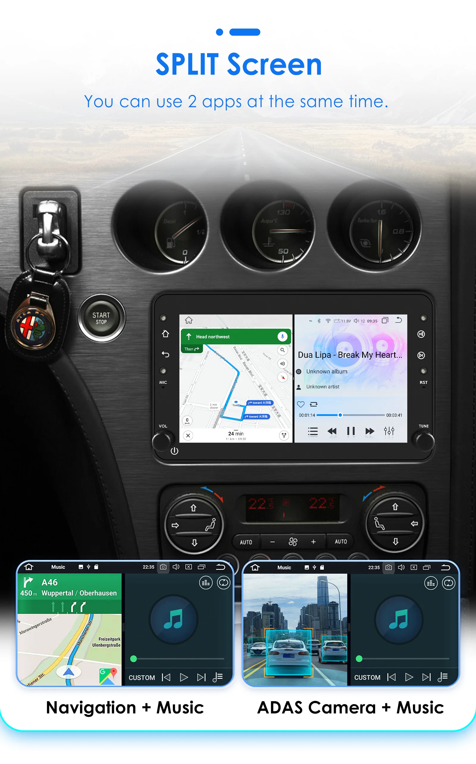 Android Car Radio for Alfa Romeo 159 Brera Spider Sportwagon Car Multimedia 1Din Wireless Carplay autoradio 7862 Intelligent GPS