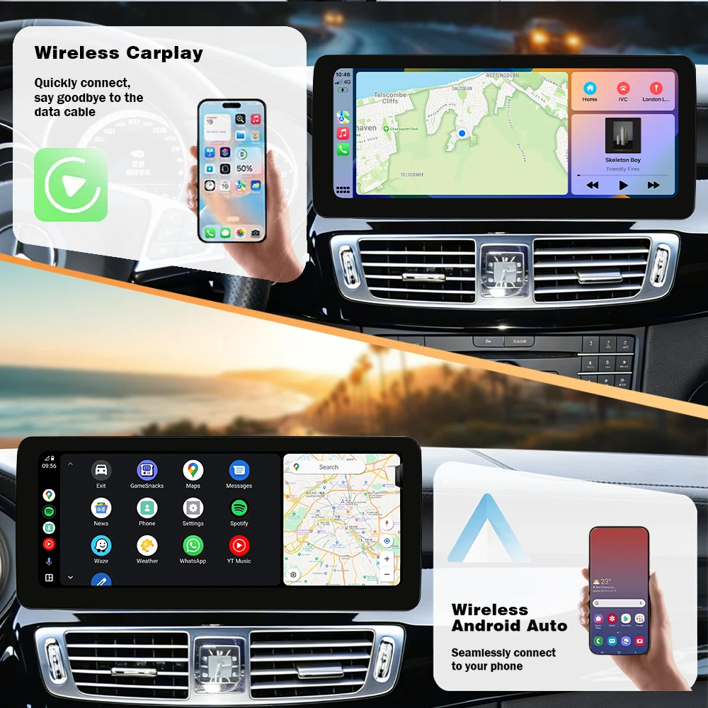 AUTOTOP 10.25" Touch Screen Linux Car Video Player For Mercedes Benz CLS W218 2010-2018 Wireless CarPlay Android Auto MirrorLink