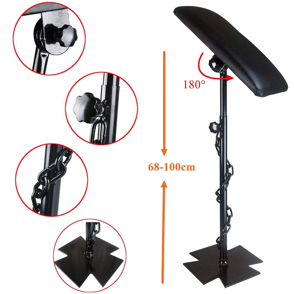 Arm Support Tattoo Stand Portable Tripod Arm Leg Rest Stand Height Adjustable for Tattoo Studios or Tattoo Equipment (68-100 cm)
