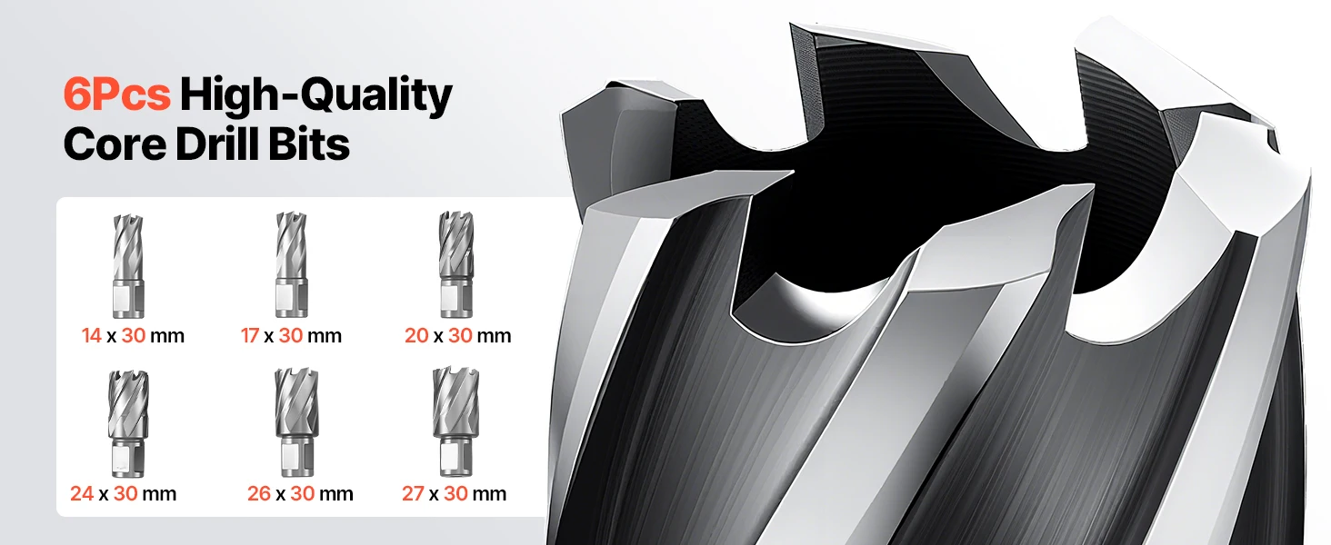 SucceBuy Low Profile Magnetic Drill Press 1300 W 1.4 in Boring Diameter 2248 lbf Power Portable Mag Drill Press 650RPM Speed