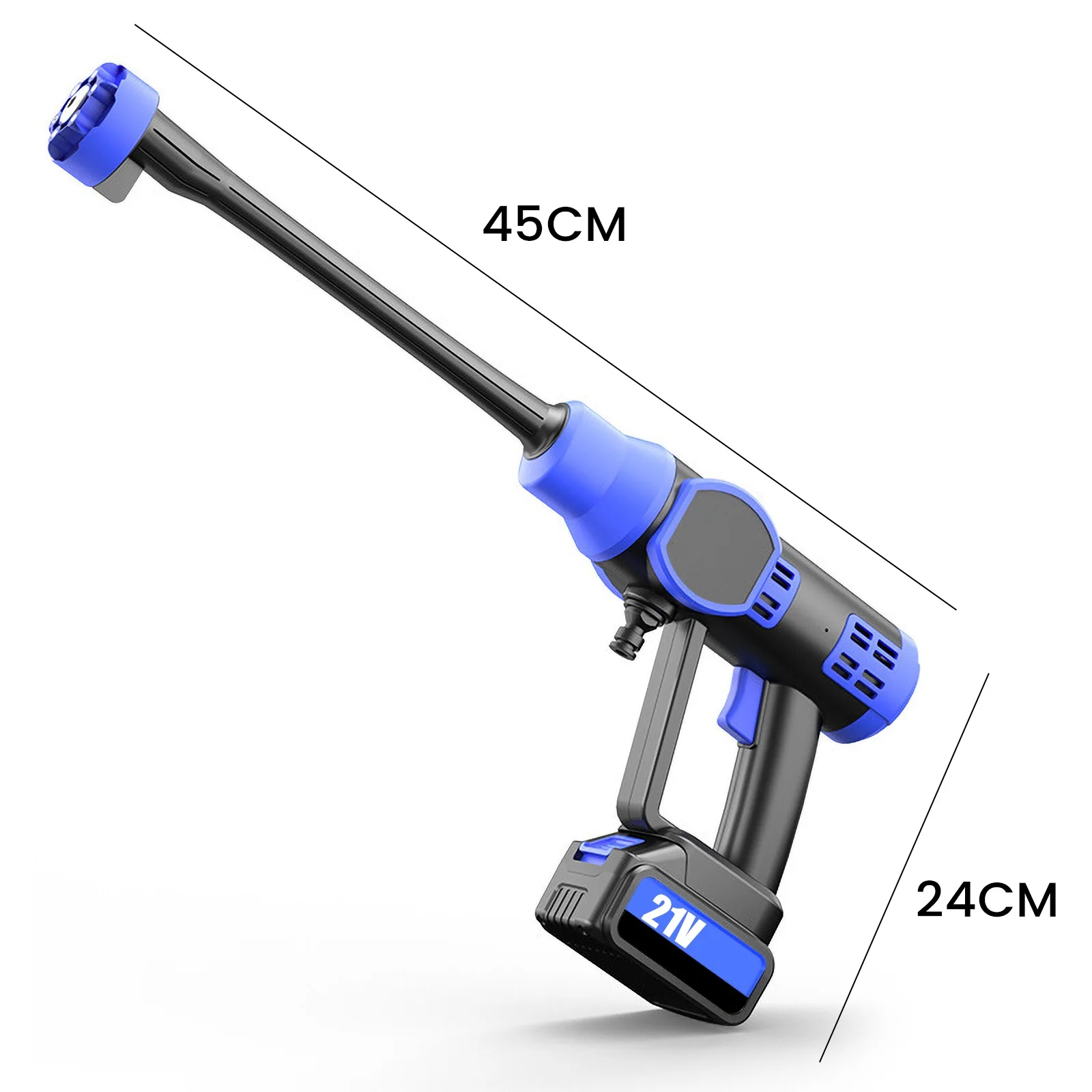 1000W 200Bar Cordless High Pressure Spray Gun Car Washer Washing Gun High Power Cleaning Machine Power Tool for Makita 21V