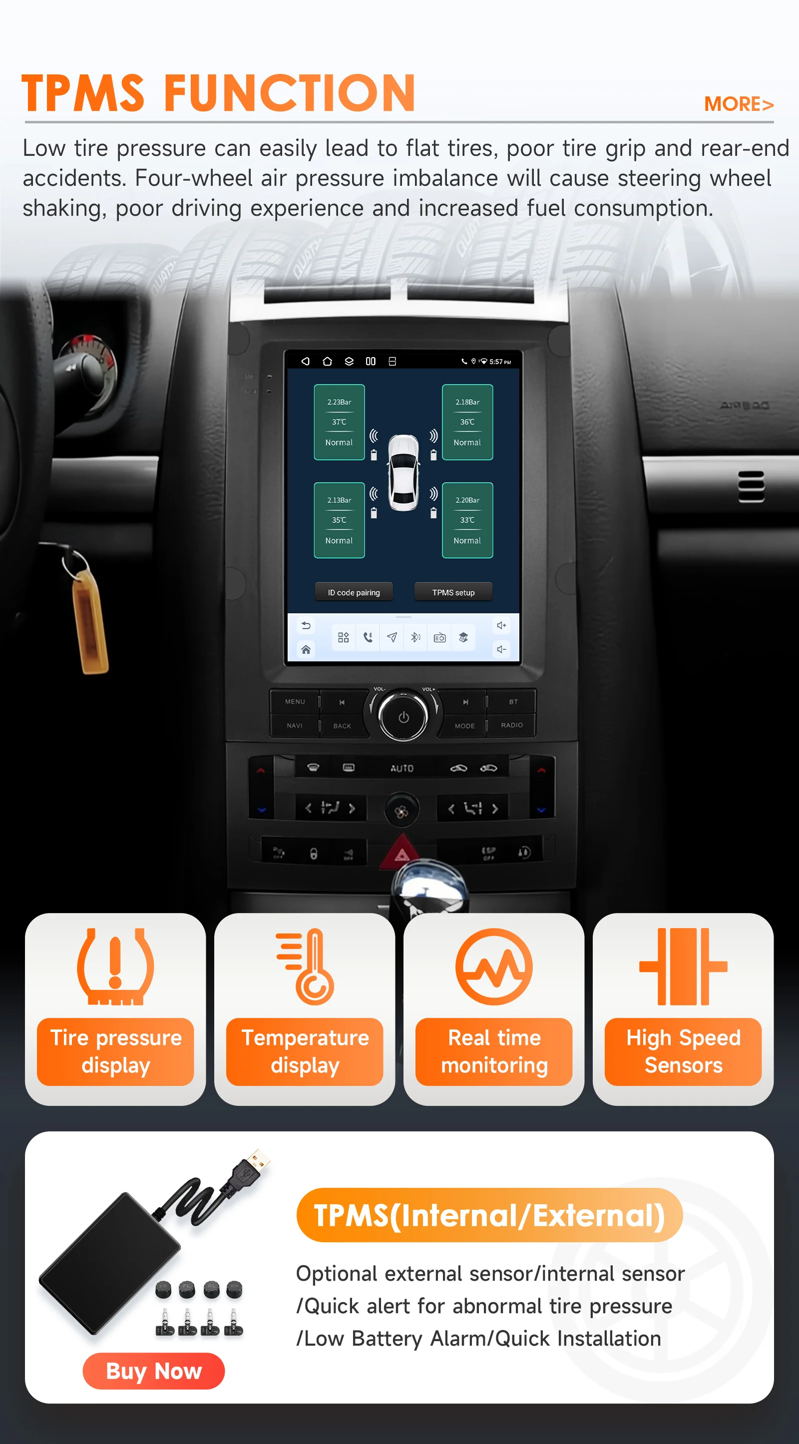 2din Android Car Radio for Peugeot 407 2004 - 2011 6115 GPS Car Intelligent 360Cam Wireless Carplay 9.7inch Vertical Screen WIFI