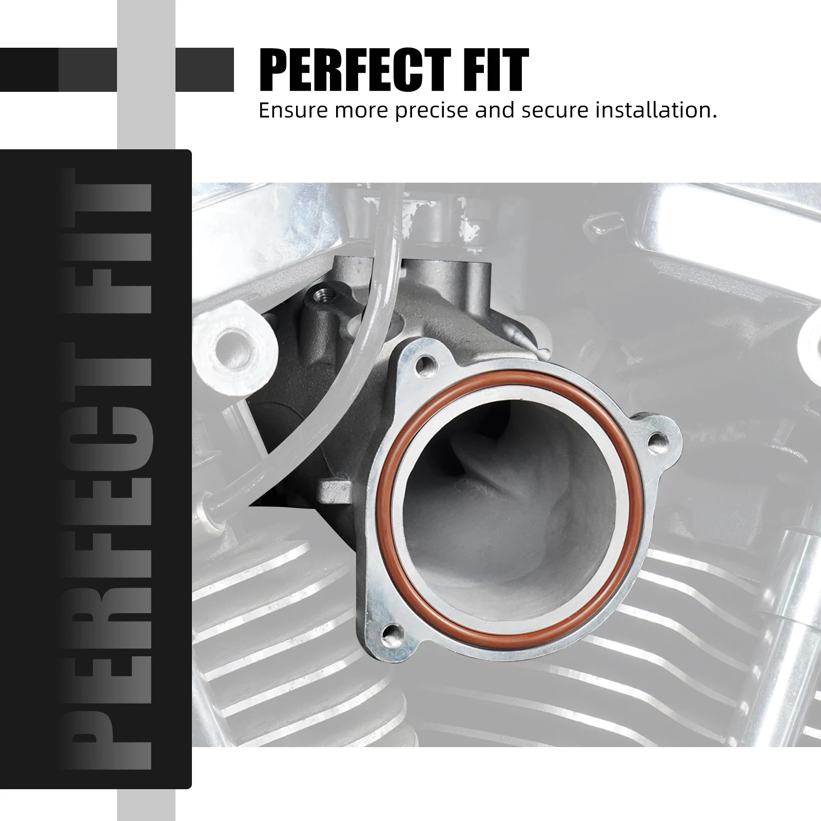 M8 Intake Manifold 57mm Air Intake For Harley Street Glide Road Glide Road King Special Softail Standard Street Bob Fat Bob Fat Boy 114 Breakout Low Rider Electra Glide Tri Glide Heritage Classic