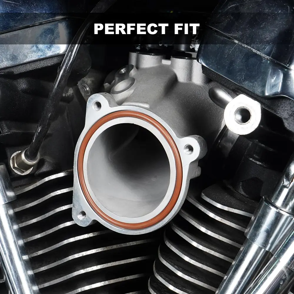 M8 Intake Manifold 57mm Air Intake For Harley Street Glide Road Glide Road King Special Softail Standard Street Bob Fat Bob Fat Boy 114 Breakout Low Rider Electra Glide Tri Glide Heritage Classic