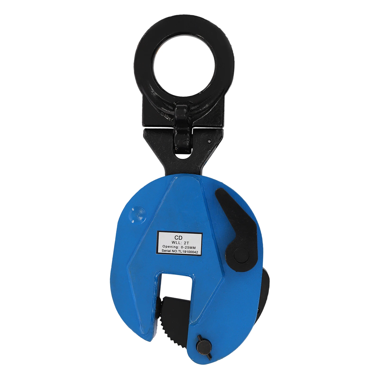 2 Ton Plate Lifting Clamp, Steel Plate Lifting Clamp for 0-0.98in Thickness, Alloy Steel Horizontal Vertical Hoist Clip