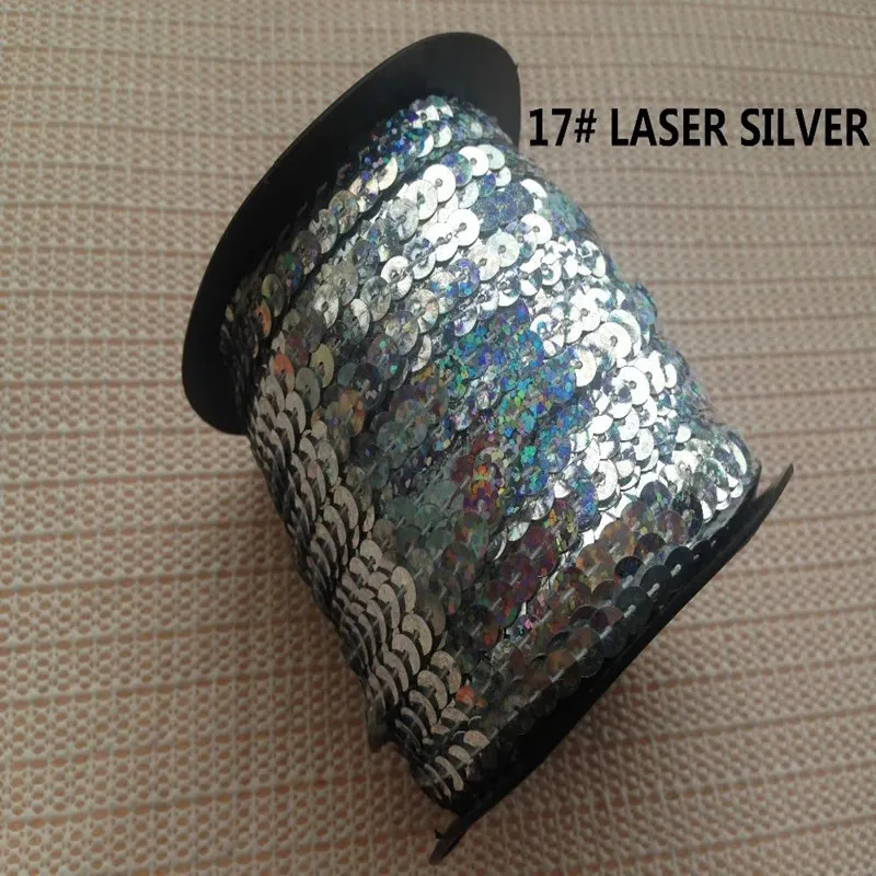 100 yards loose diameter round flat sequins  6mm  Paillettes sewing on trims for crafts cloth accessory Jewelry Decorative