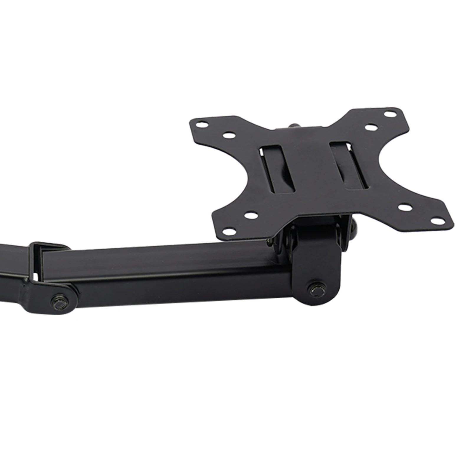 4 Monitor Stand Mount Adjustable Height Free Standing Desk Mount Fits up to 27In Each Capacity 19.8lbs for Offices