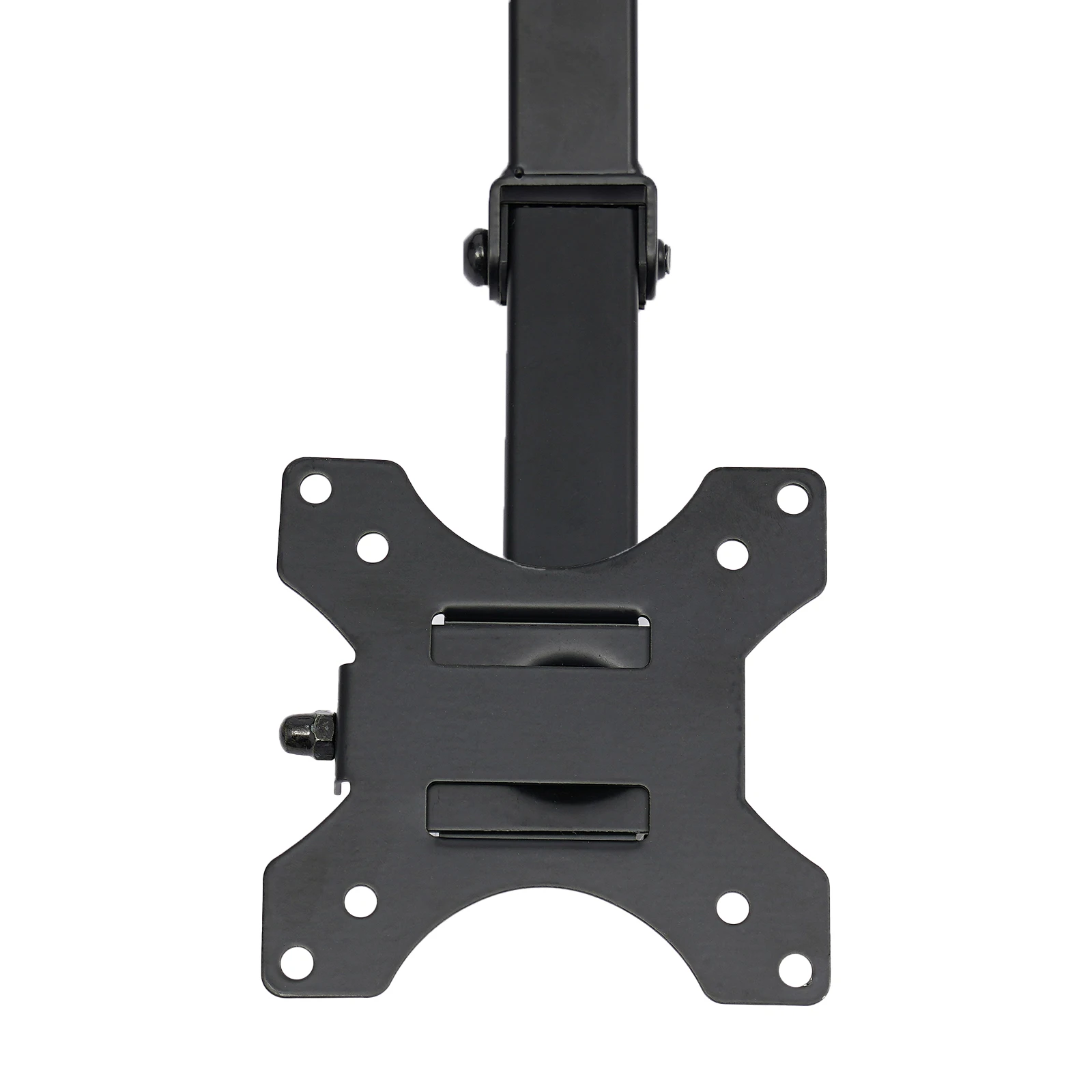 4 Monitor Stand Mount Adjustable Height Free Standing Desk Mount Fits up to 27In Each Capacity 19.8lbs for Offices