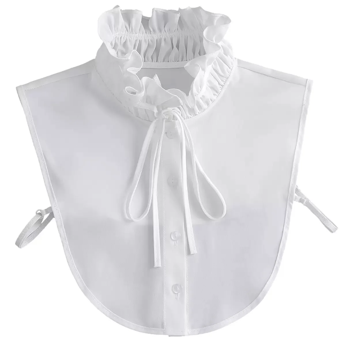 Fashion Half Shirt Style Fake Collar for Women Stand Detachable Collar Fake Girls Vintage Lace Ladies False Blouse Collar Decor