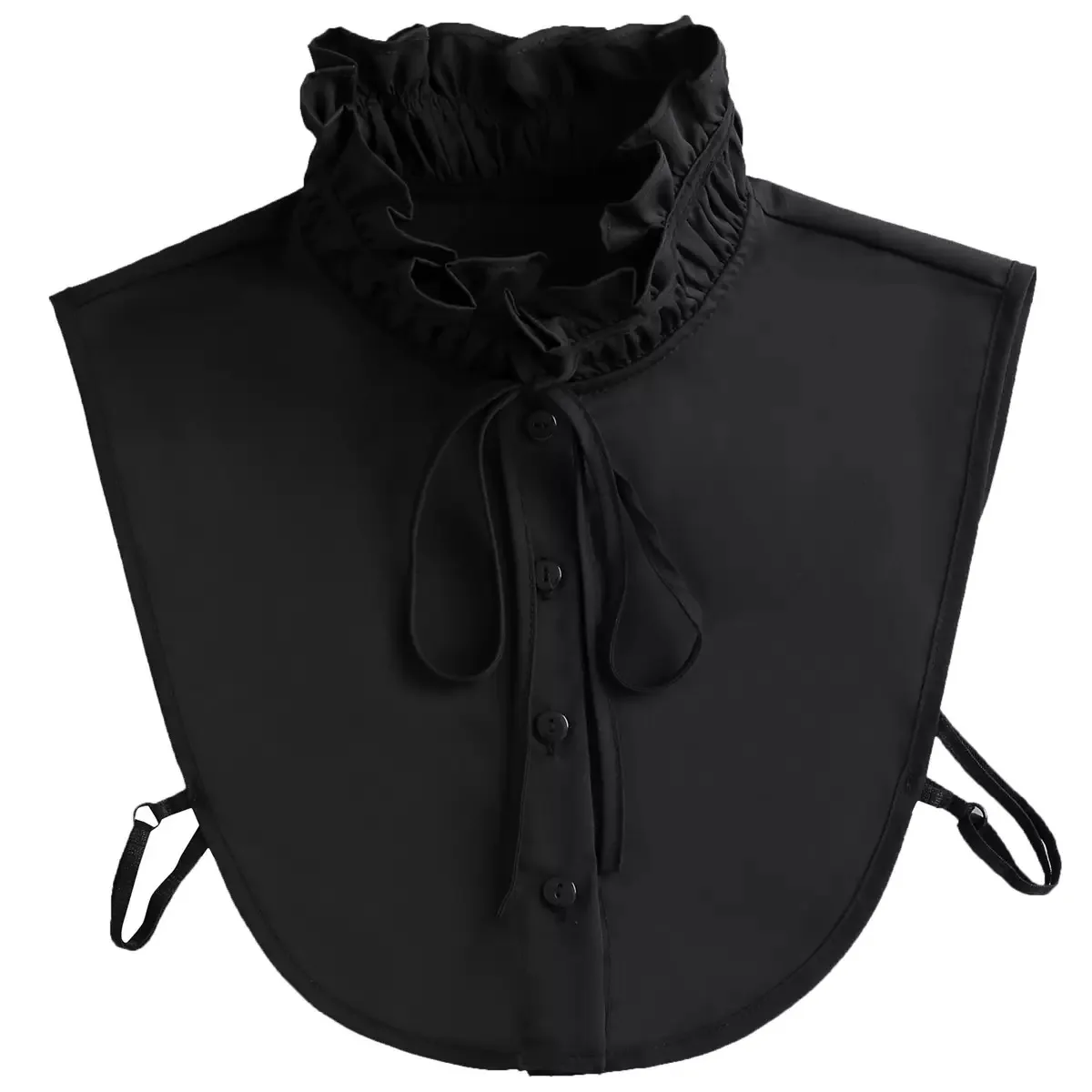 Fashion Half Shirt Style Fake Collar for Women Stand Detachable Collar Fake Girls Vintage Lace Ladies False Blouse Collar Decor