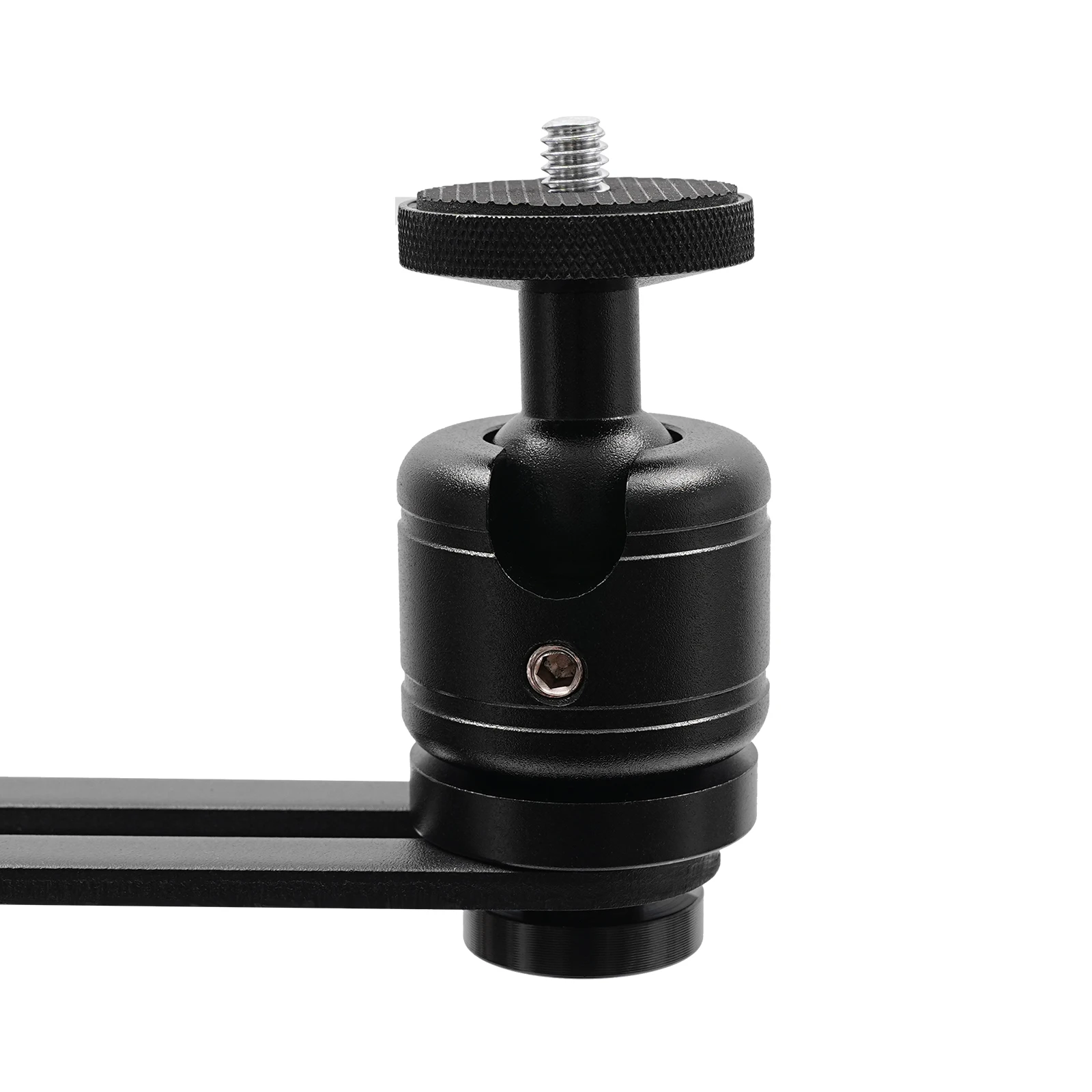 Freestanding Steel Projector Stand| 60-120cm Height Adjustable Rotating Projector Holder for 1/4" Studs Projector