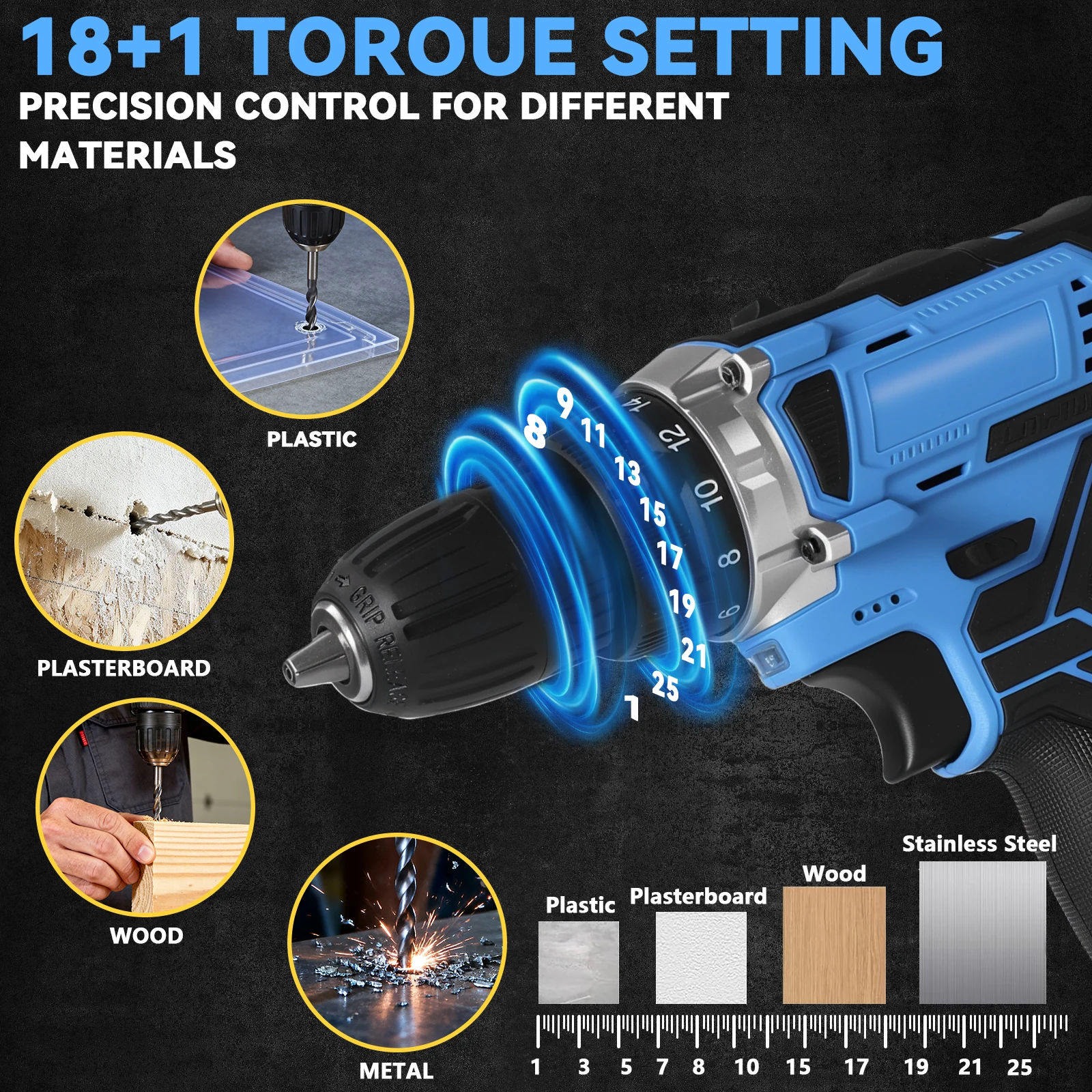 12V Cordless Mini Wireless Hand Drill Impact Drill Electric Screwdriver Electric Hammer Drill Mini Wireless Hand Drill Lithium