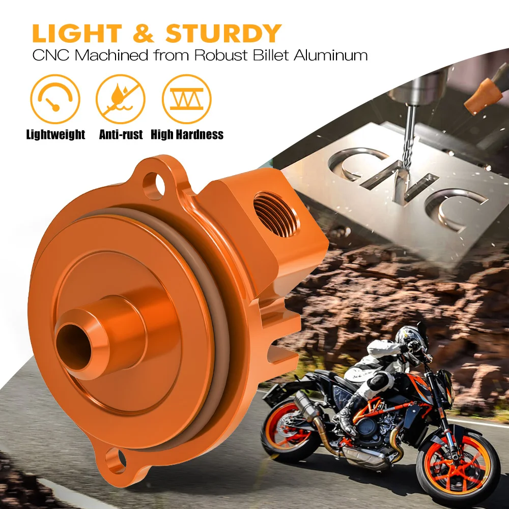 For KTM 690 SMC R/RA 690 Enduro R/RA 690 Duke /R/A/RA 2012-2023 Engine Oil Filter Cap Cover For Husqvarna 701 /Supermoto 701 Enduro 2016-2023 GasGas 700 ES/SM