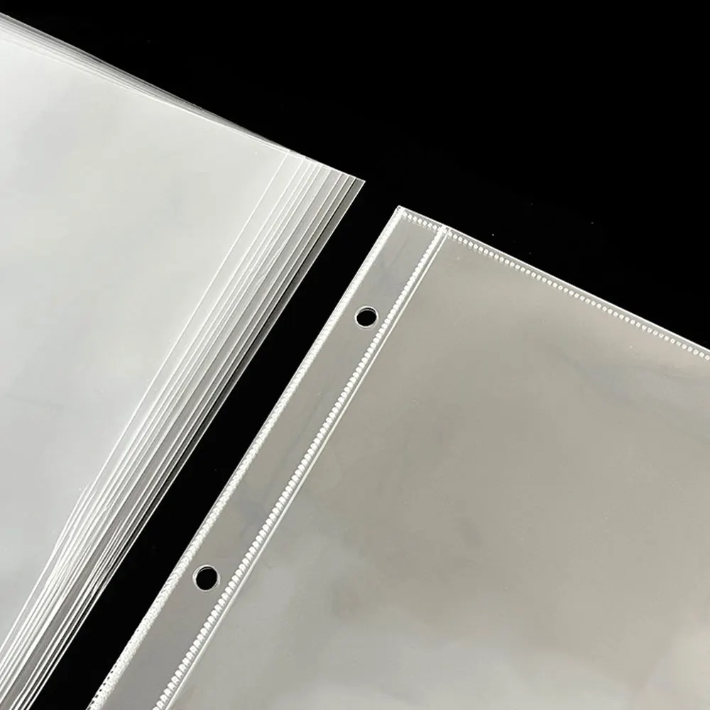 A4 Transparent Album Binder Photocards Holder Ins Book For Photo Card Stamp Organizer Student School Stationery Birthday Gifts