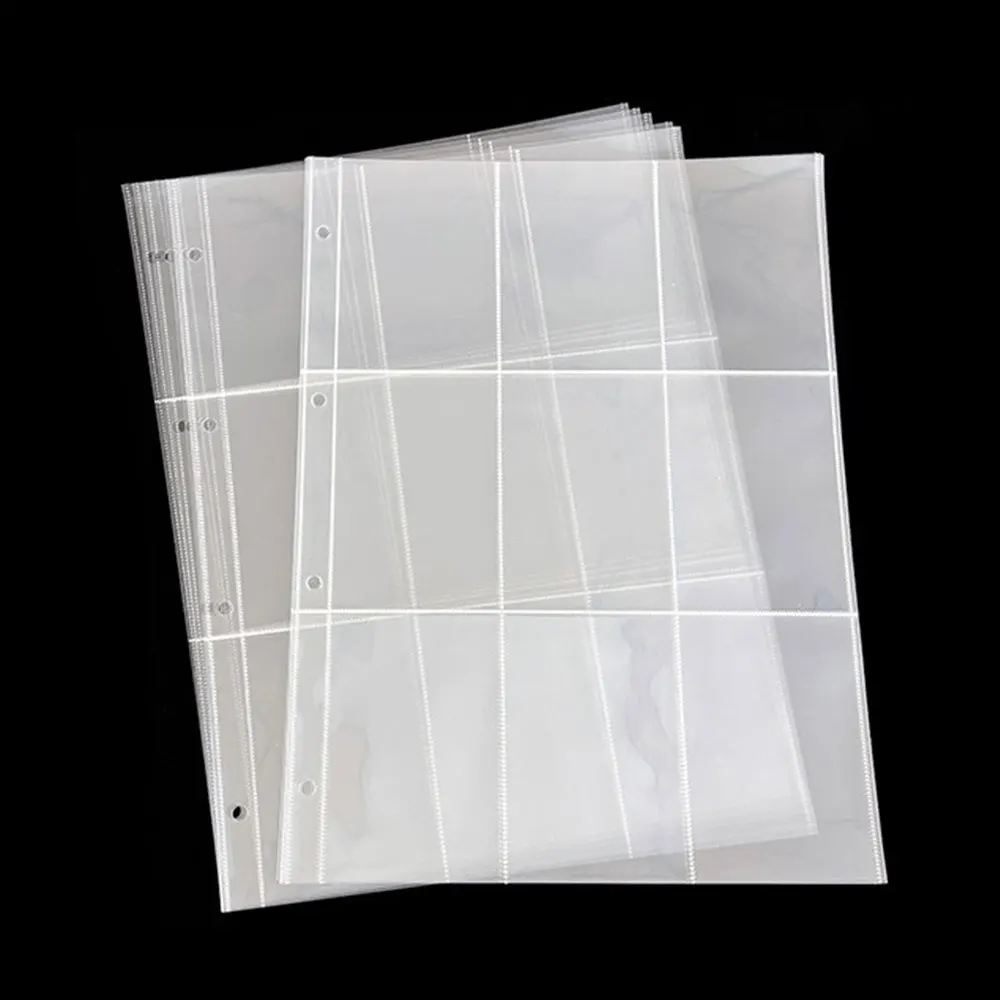 A4 Transparent Album Binder Photocards Holder Ins Book For Photo Card Stamp Organizer Student School Stationery Birthday Gifts