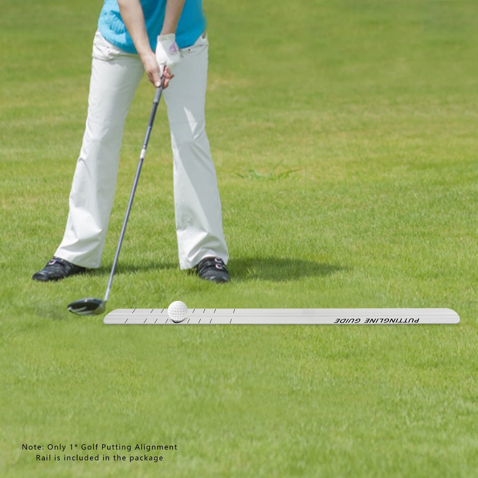 Golf Training Equipment,Golf Putting Alignment Rail,Putting Practice Alignment Rail Golf Putting Mat Putting Golf Training Aids