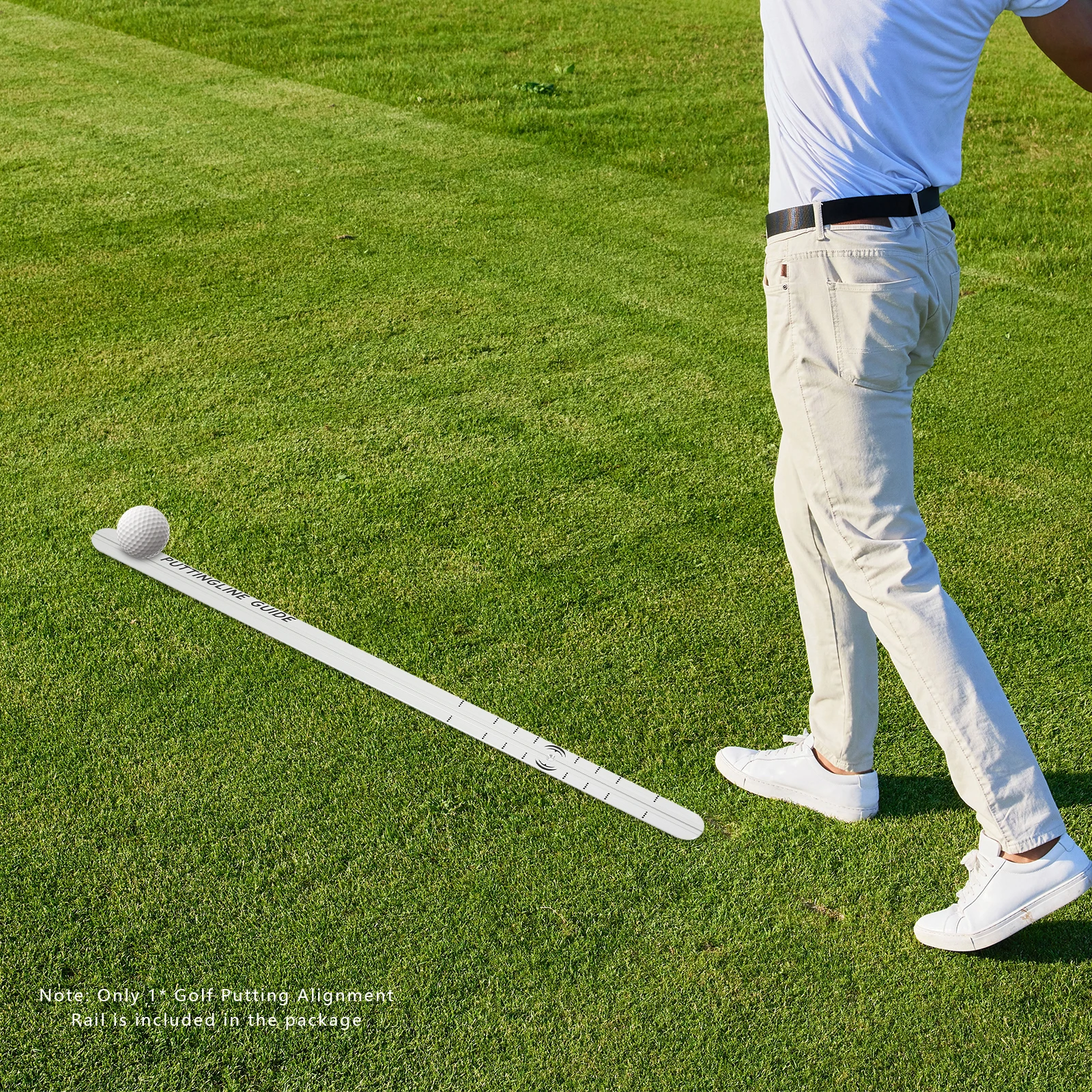 Golf Training Equipment,Golf Putting Alignment Rail,Putting Practice Alignment Rail Golf Putting Mat Putting Golf Training Aids