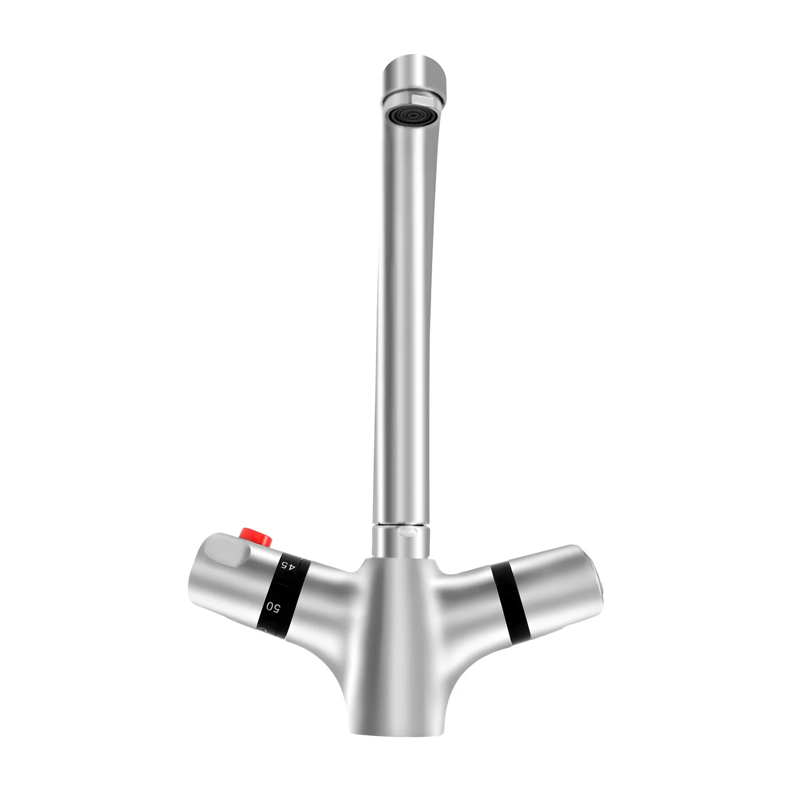 High quality brass chrome finish kitchen thermostatic faucet Kitchen Mixer Tap Basin Faucet Bathroom Faucet 360° Rotatable