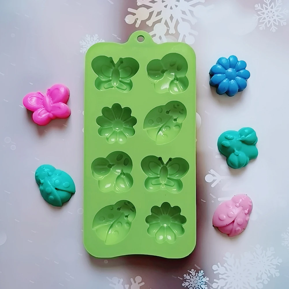 Silicone Baking Tools Insect/Bee/ Butterfly Shape Cake Mold Silicone Mold Candy Jelly Chocolate Mould Cake Decorator