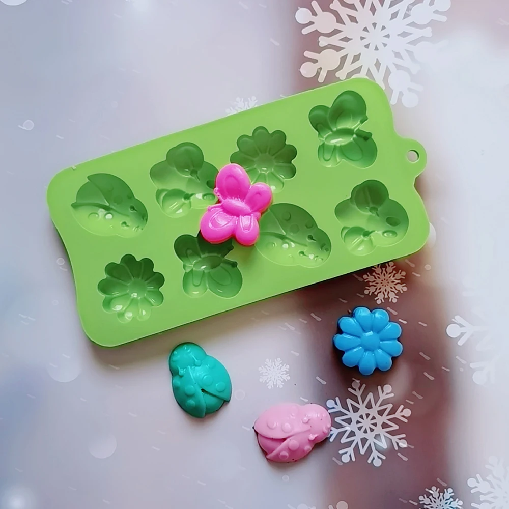 Silicone Baking Tools Insect/Bee/ Butterfly Shape Cake Mold Silicone Mold Candy Jelly Chocolate Mould Cake Decorator