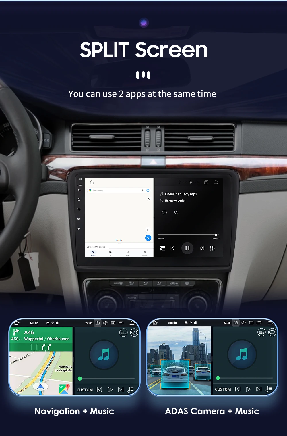 OSSURET CarPlay Android 12 Car Radio For Skoda Superb 2 B6 2008 - 2015 Car Multimedia Player Navi GPS 2din 4G autoradio RDS 7862