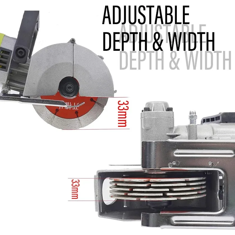 Wall Chaser Slot Milling Machine 4000 W Slotted Machine Wall Milling Machine Wall Milling Machine for Marble Granite Concrete