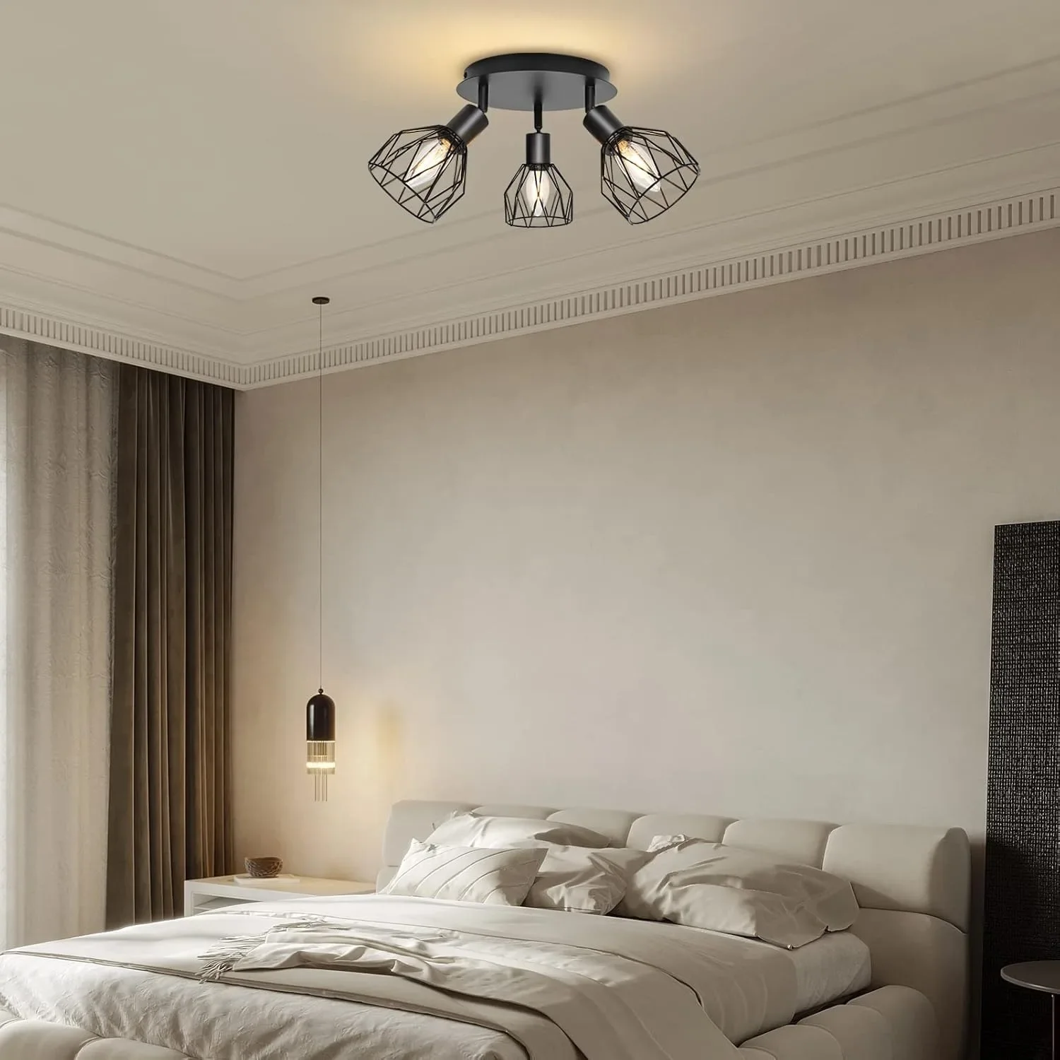 LED Ceiling Spotlight E14 Swivel 350° Wall & Ceiling LED Spot Lamp for Kitchen/Living Room/Bedroom