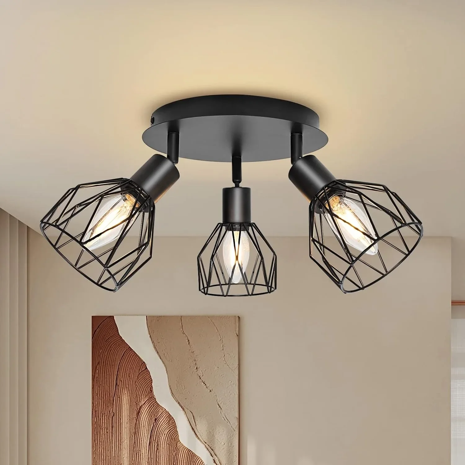 LED Ceiling Spotlight E14 Swivel 350° Wall & Ceiling LED Spot Lamp for Kitchen/Living Room/Bedroom