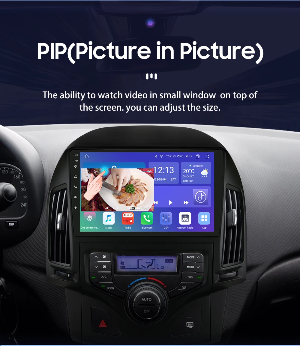 360Camera Carplay Android Car Radio For Hyundai I30 i30 AT MT 2006-2011 Car Multimedia Player Navi GPS 2Din Autoradio 4G-LET RDS