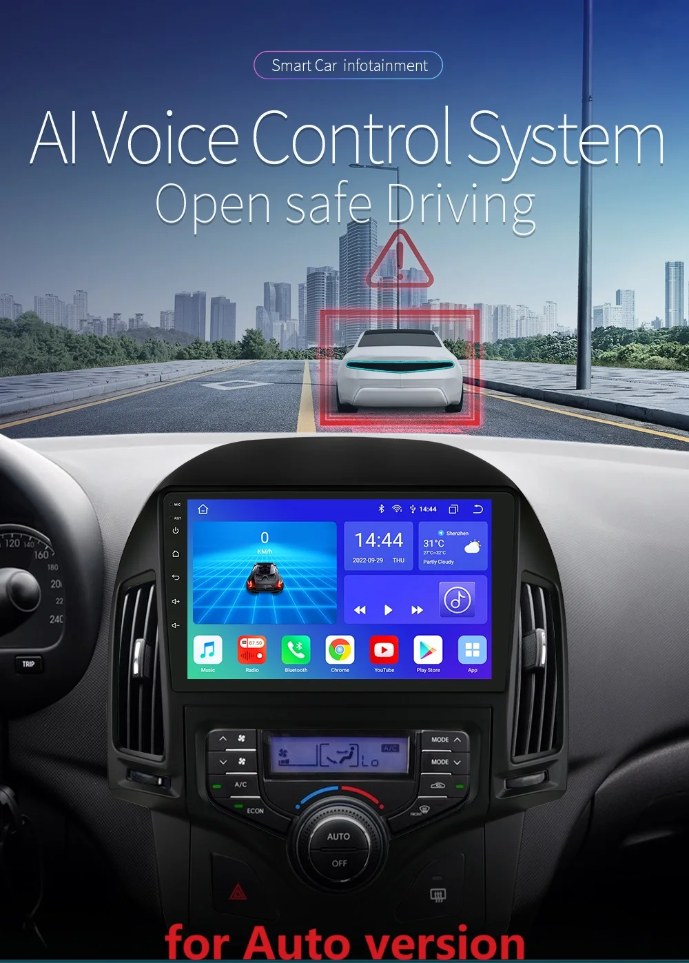 360Camera Carplay Android Car Radio For Hyundai I30 i30 AT MT 2006-2011 Car Multimedia Player Navi GPS 2Din Autoradio 4G-LET RDS