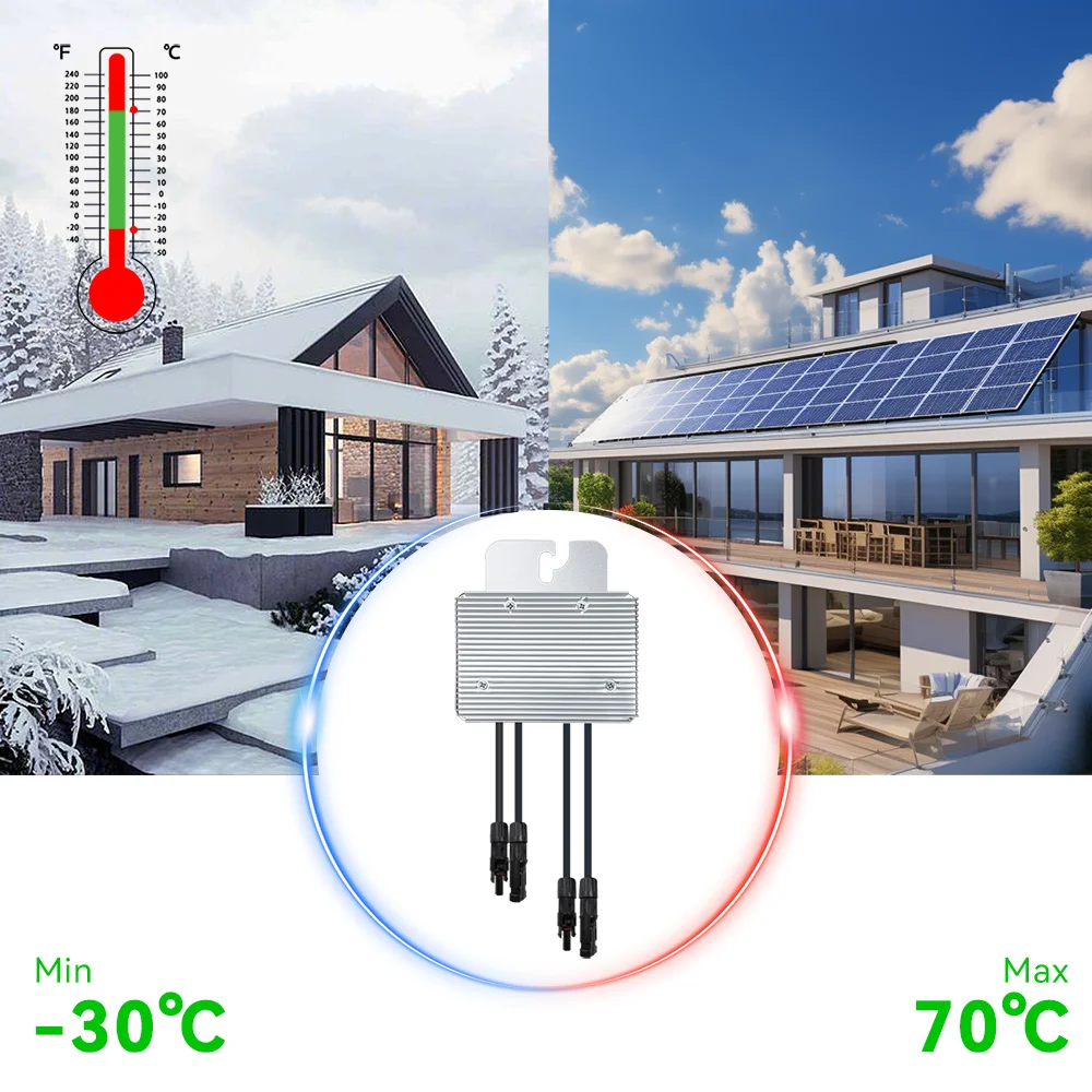 750W Smart PV Power Optimizer 70V DC Input 20A DC IP67 Real-time Solar Panel Monitoring Anti-Hotspot Anti-lightning Protection