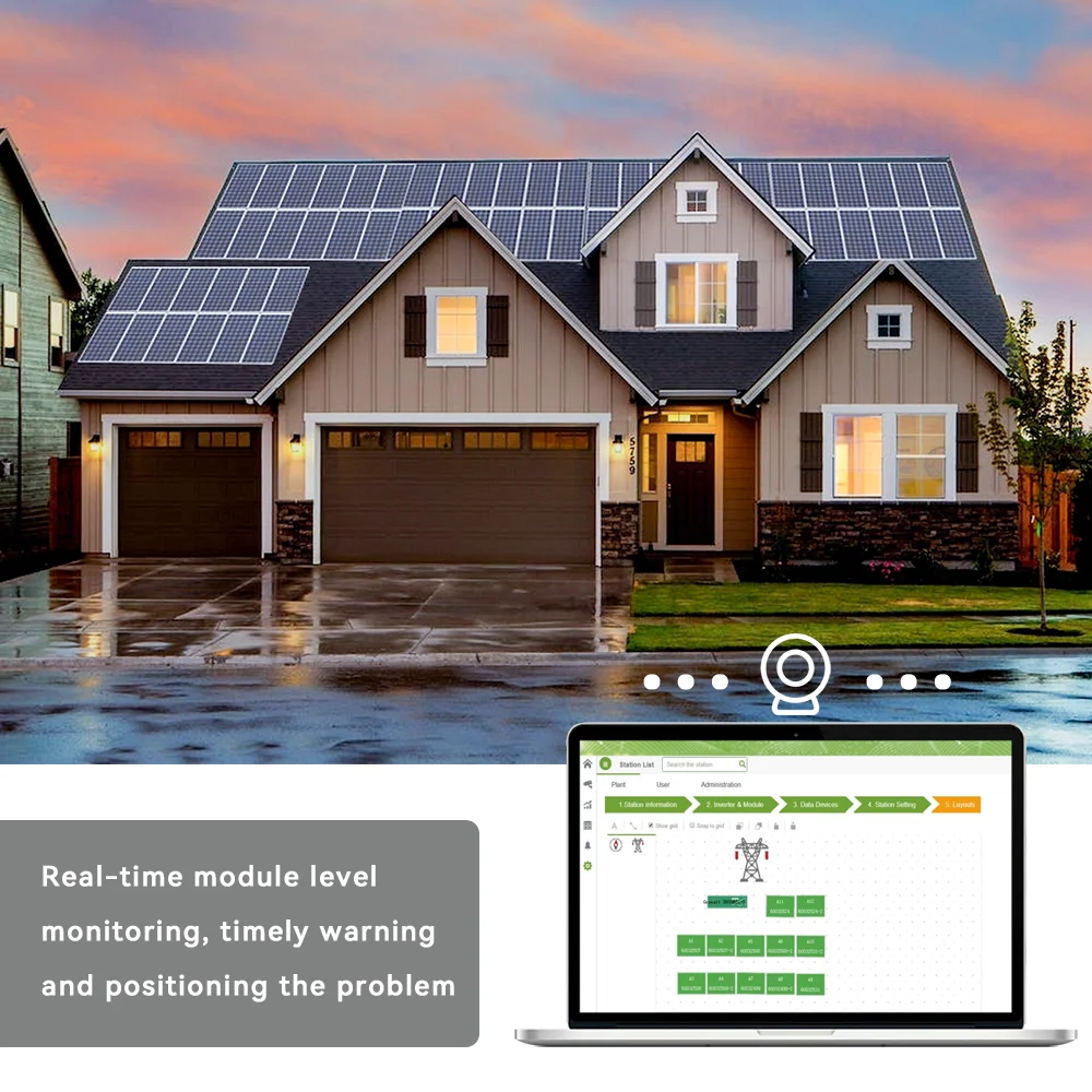 750W Smart PV Power Optimizer 70V DC Input 20A DC IP67 Real-time Solar Panel Monitoring Anti-Hotspot Anti-lightning Protection