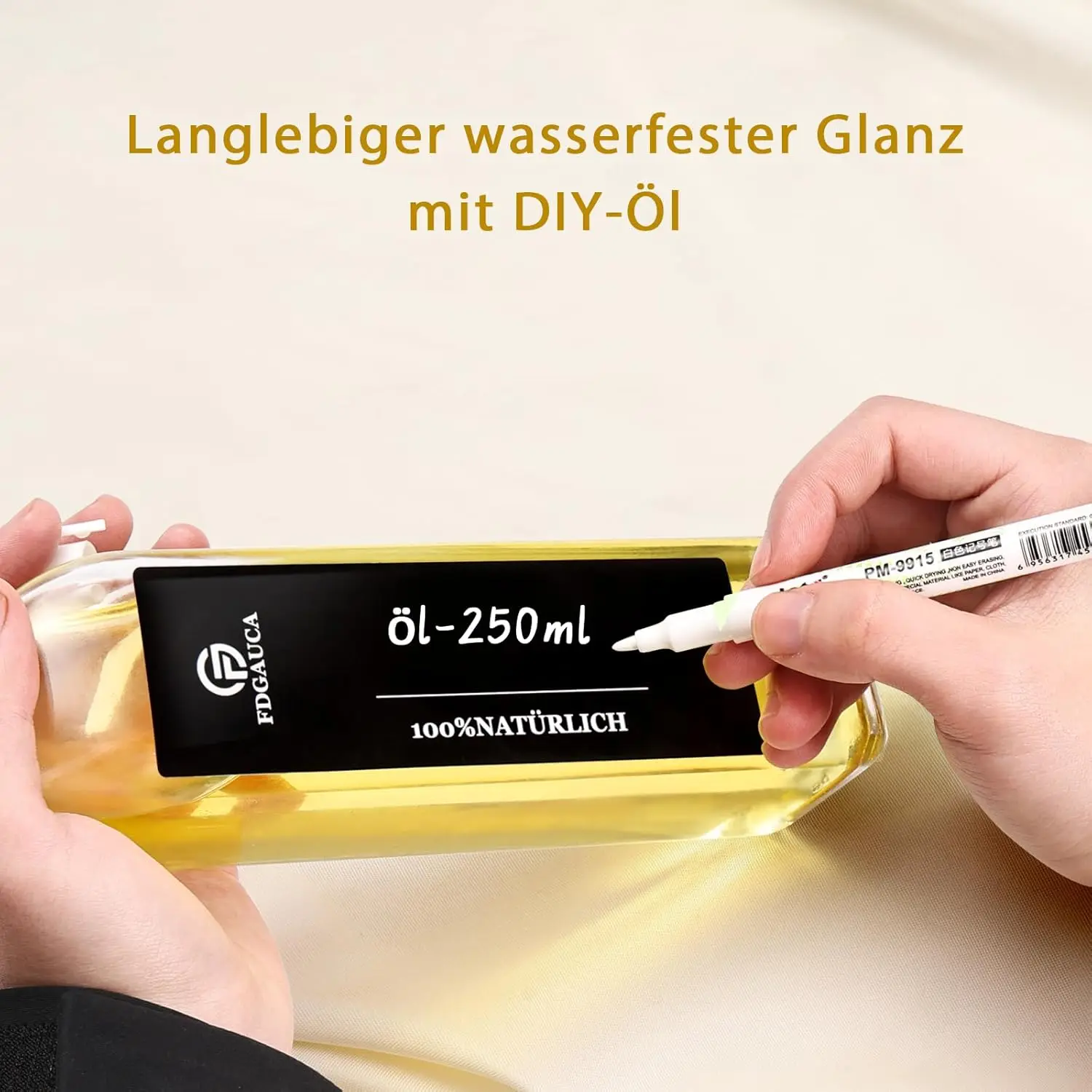 6/12-Pack 250ml Glass Oil & Vinegar Dispenser Bottles | High Clarity with Black Labels, Leakproof Kitchen Storage for Liquids
