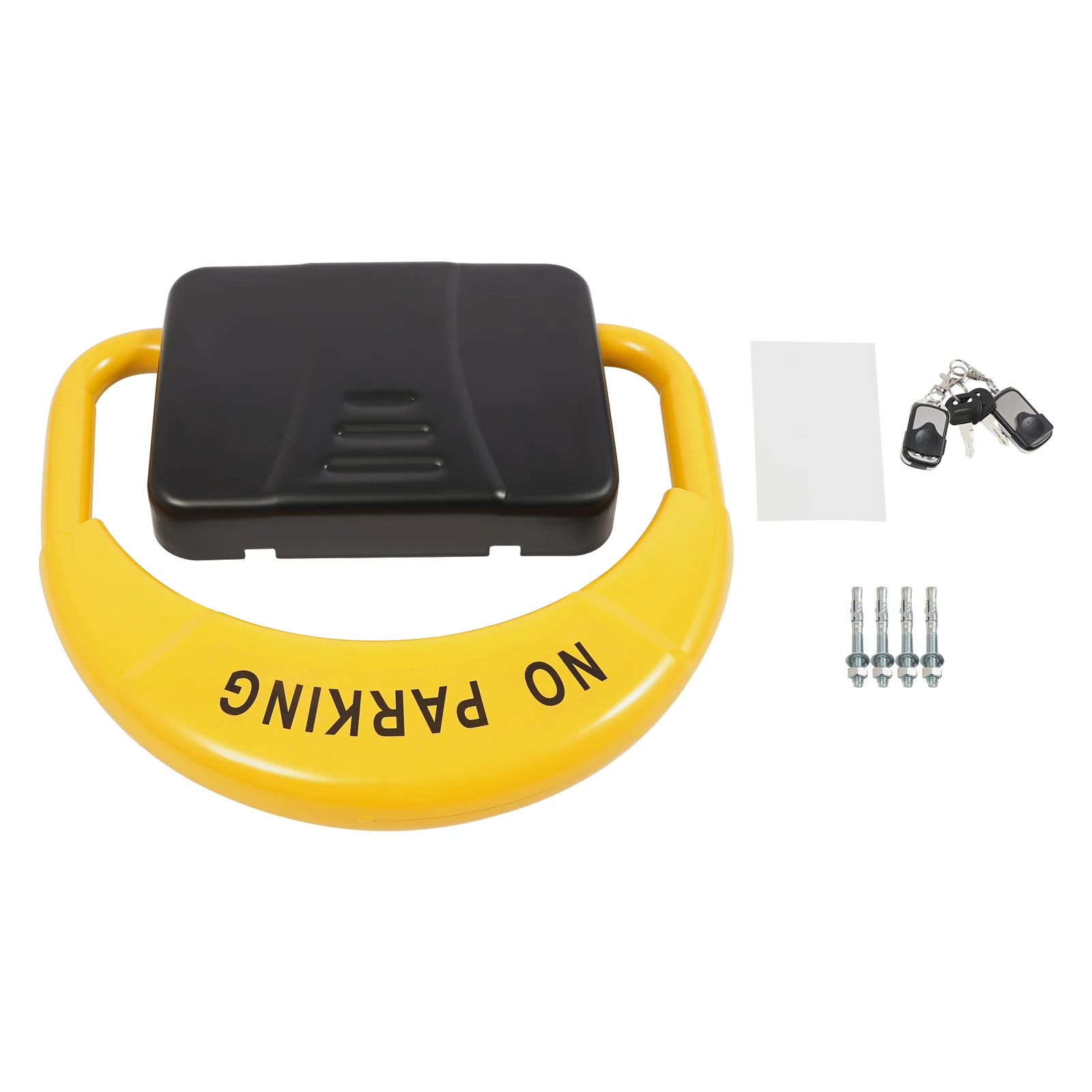 Retractable Parking Space Lock - IPX6 Waterproof 6s Rise, Alloy Steel Blocker for Residential Communities & Commercial Lots