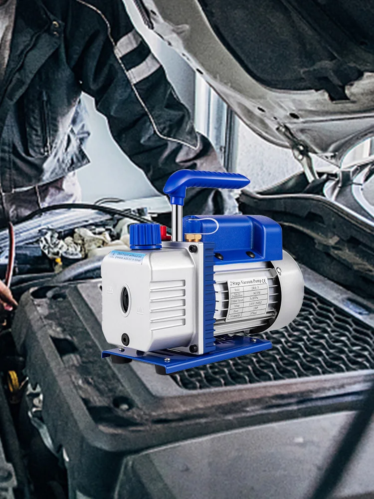 SucceBuy 9CFM 1HP 370ml Air Condition Refrigerant Vacuum Pump Automobile Maintenance for Household Air Conditioning Cleaning Use