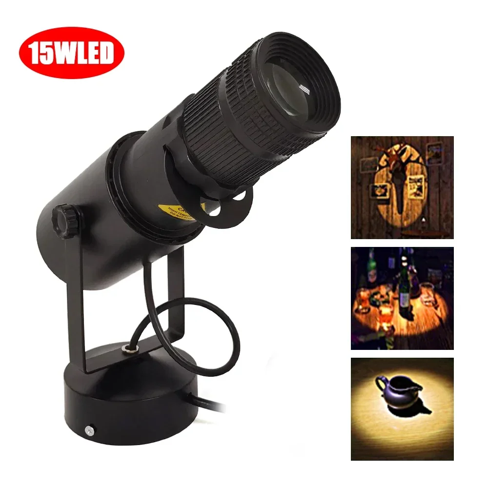 15W LED Spotlights Light Remote Control Lighting Effect for DJ Disco Party Dance Bar Xmas Stage