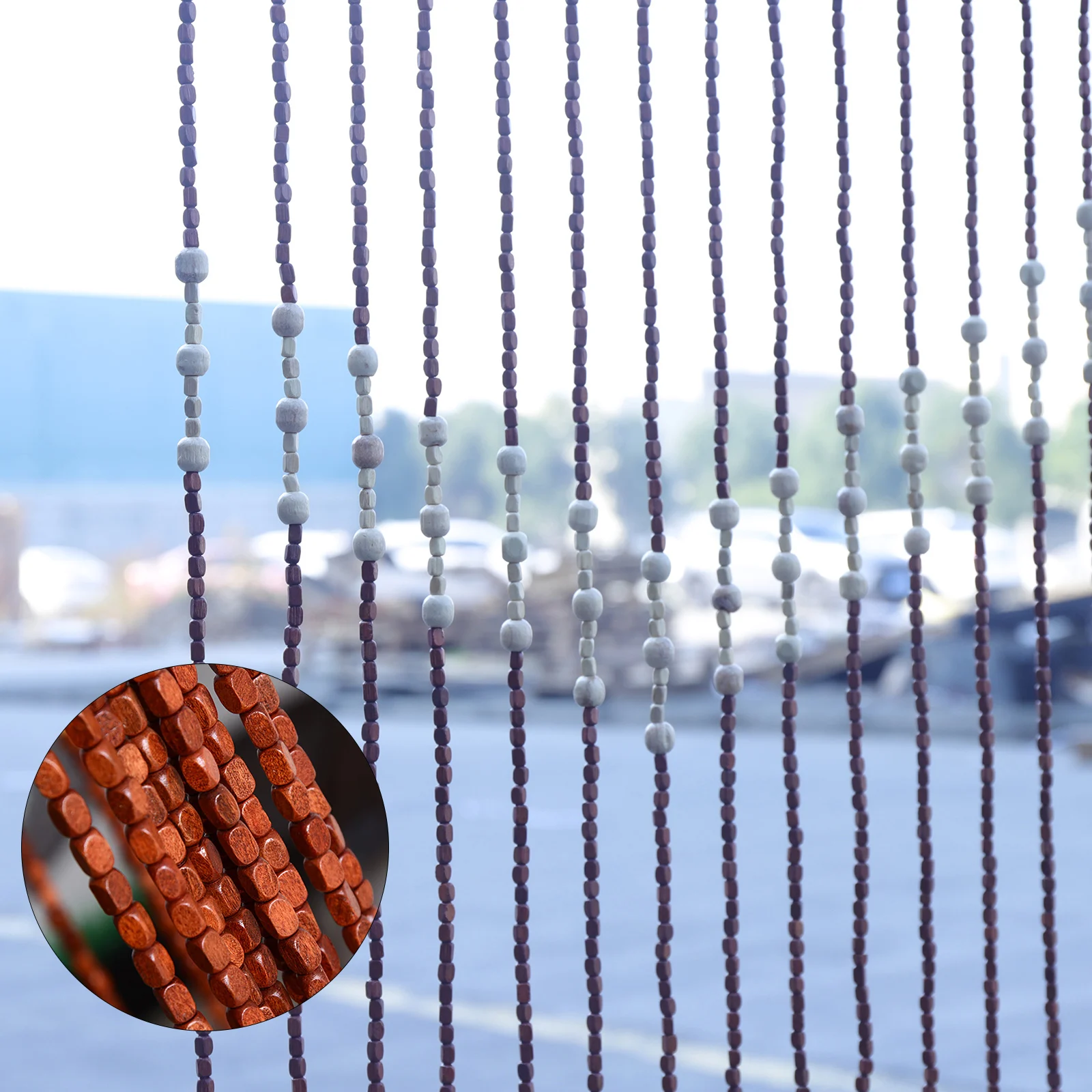 Macrame Curtains, Bamboo and Wood Construction, Eco-Friendly, Odorless, Improves Home Layout, Natural Light and Air Flow, Easy