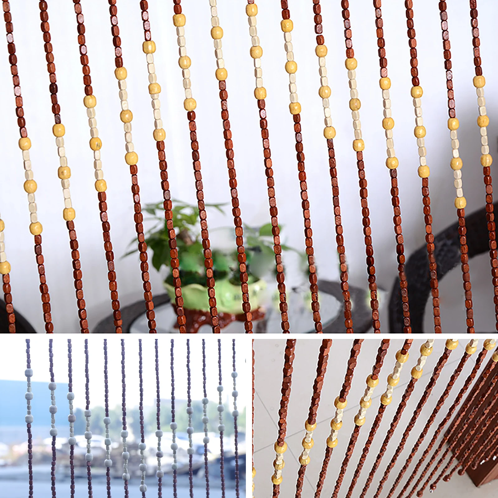 Macrame Curtains, Bamboo and Wood Construction, Eco-Friendly, Odorless, Improves Home Layout, Natural Light and Air Flow, Easy
