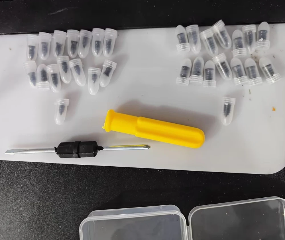 22PCS/Boxed Motorcycle Car Vacuum Tyre Repair Nails Auto Truck Bikes Tire Tubeless Puncture Air Leakage Blocking Rubber Nail