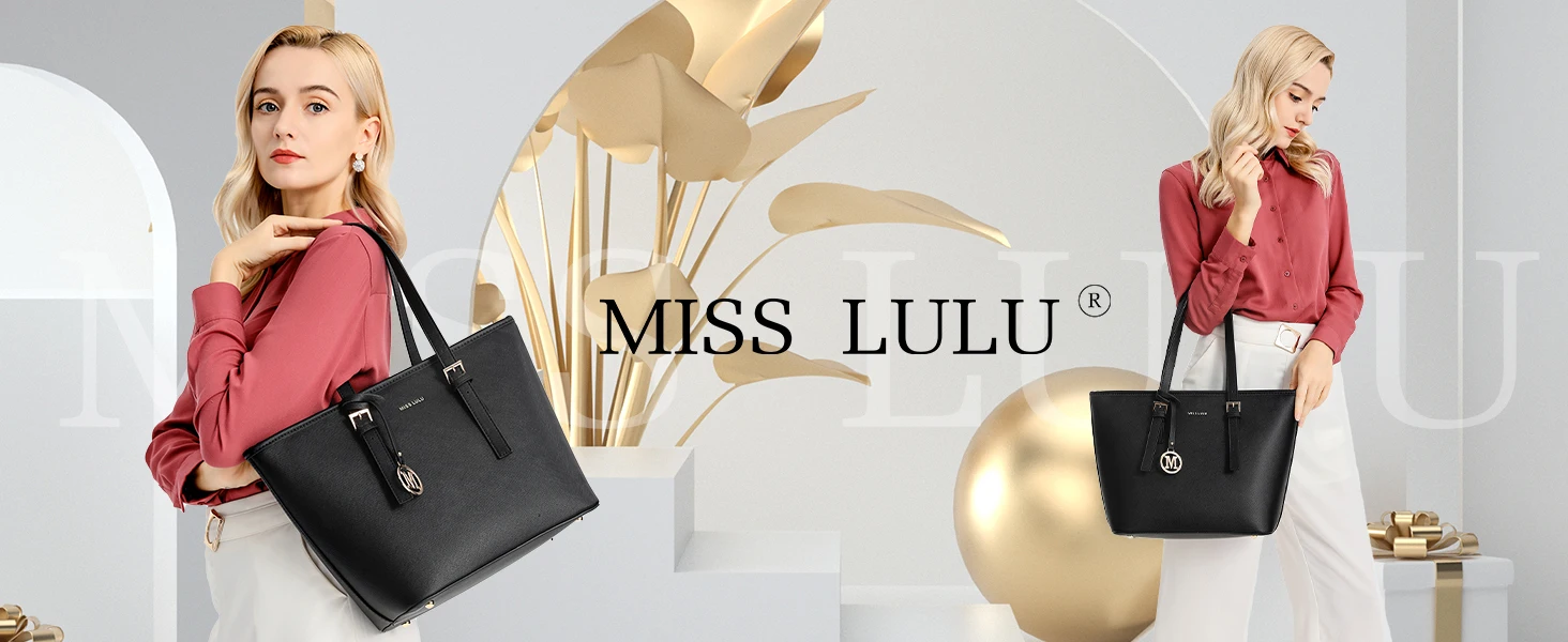 Miss Lulu WOMEN'S Handbag Big Shopper bag Handle bag Tote Bag for school Work Daily Perfect gift