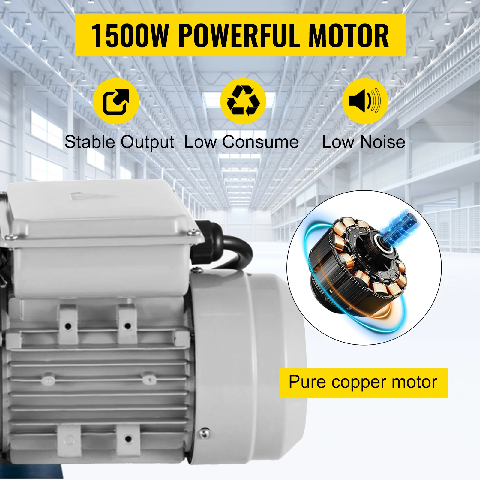 SucceBuy 180W Electric Wire Stripping Machine Φ1.5mm~Φ25mm Portable Automatic Wire Stripper Cable Tool for Copper Recycling