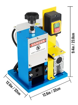 SucceBuy 180W Electric Wire Stripping Machine Φ1.5mm~Φ25mm Portable Automatic Wire Stripper Cable Tool for Copper Recycling