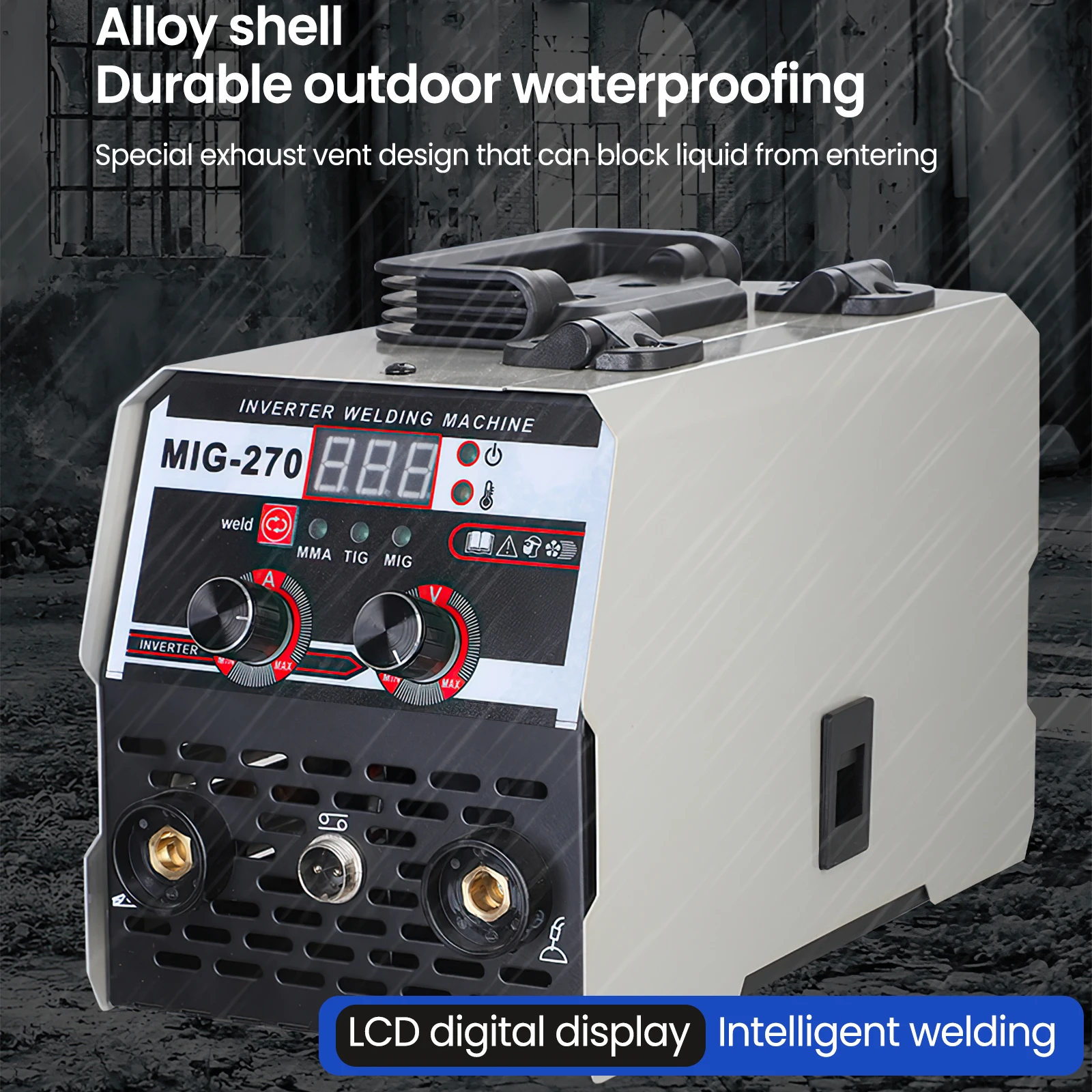 3 IN 1 MIG Welder MIG-270 220V Semi-automatic Welding Machine MMA/ARC TIG WelderInverter Welder Mig-gasless Portable for Home 