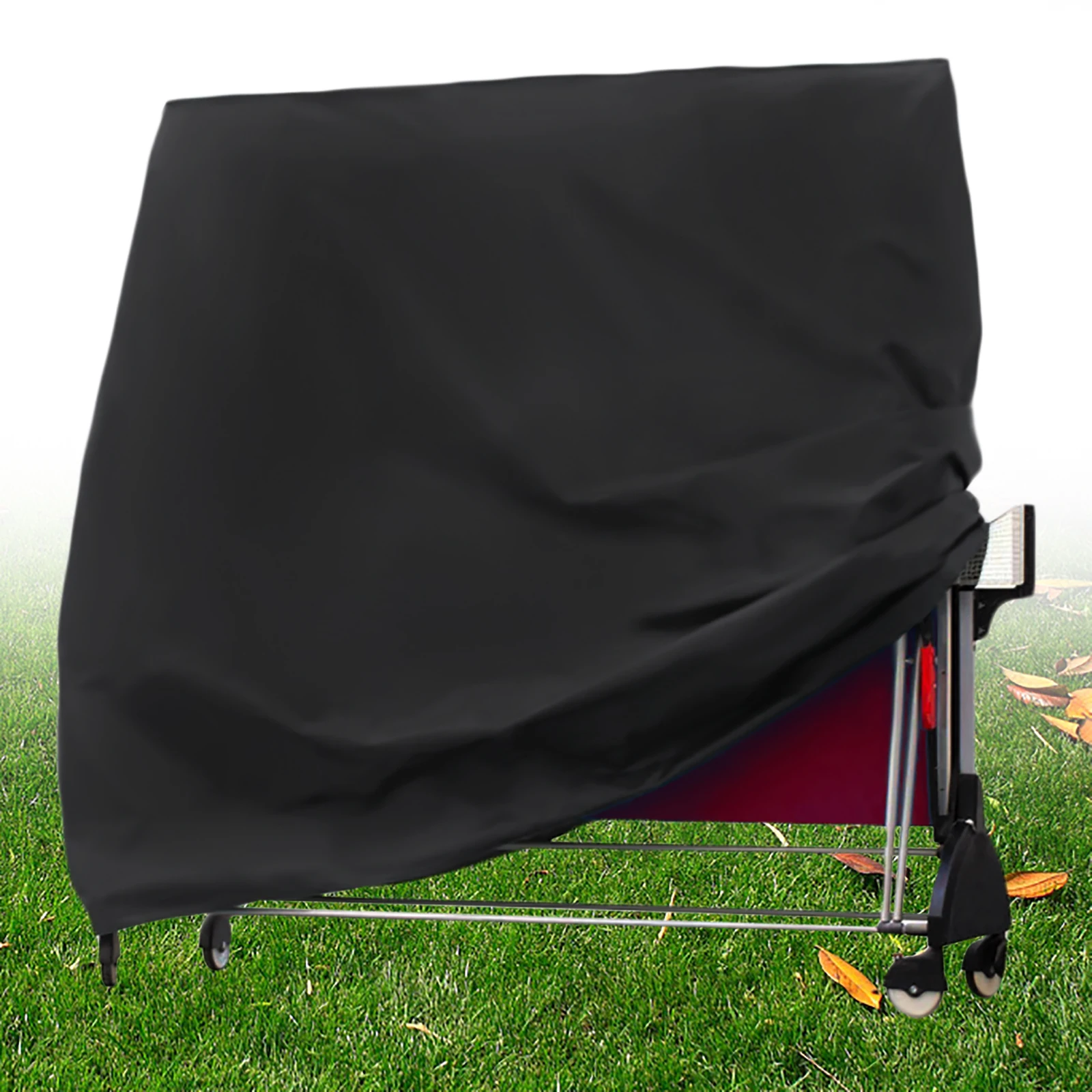 Heavy-Duty Ping Pong Table Cover with UV, Water, and Tear Resistance, Adjustable Straps, and Windproof Design for Year-Round
