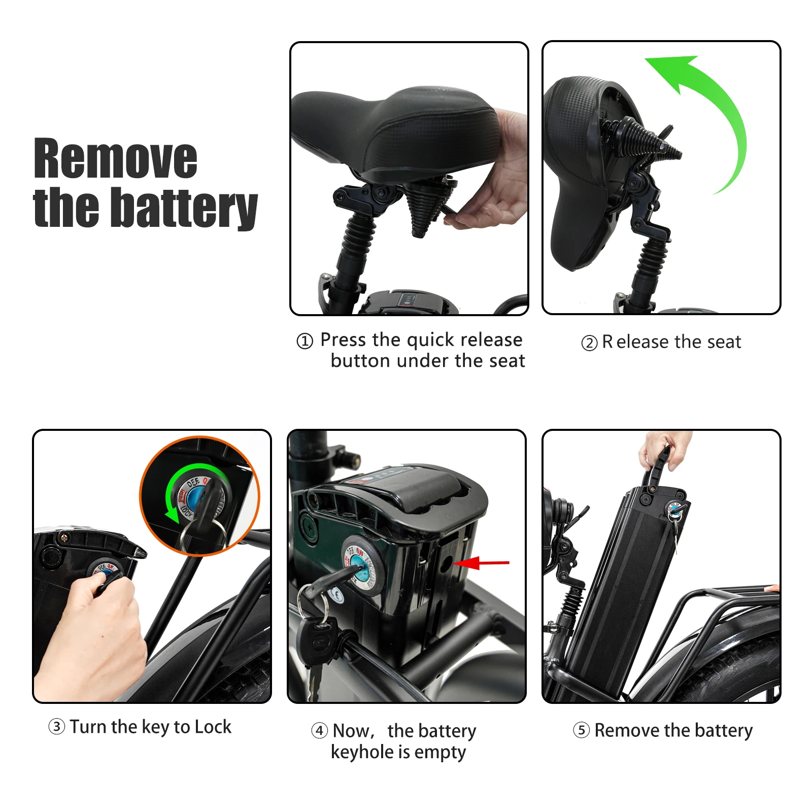 Cacewheel Y20 Adult Electric City Bike Foldable 18AH Battery, 20*4 Thick Tyreaaa