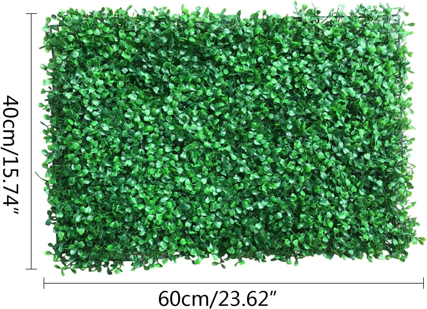 12pcs 40x60cm Wall Decor Faux Boxwood Panels Home Decor Grass Leaf Grass Grass Cooking Privacy Plant Wall Decor Green