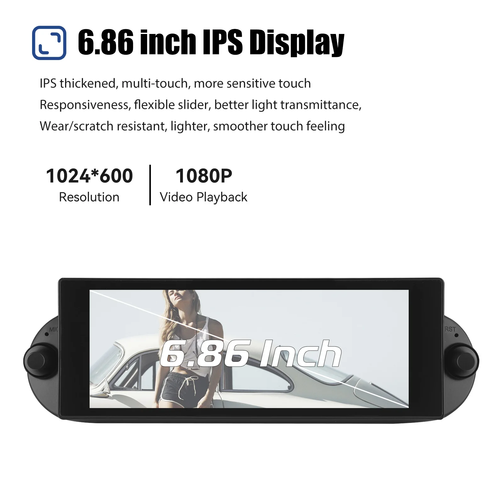 ESSGOO 64G 7" Android 14 Car Stereo Radio For VW Beetle 01-10 Carplay Android Auto GPS Navi FM WiFi BT SWC Mirror Link Head Unit