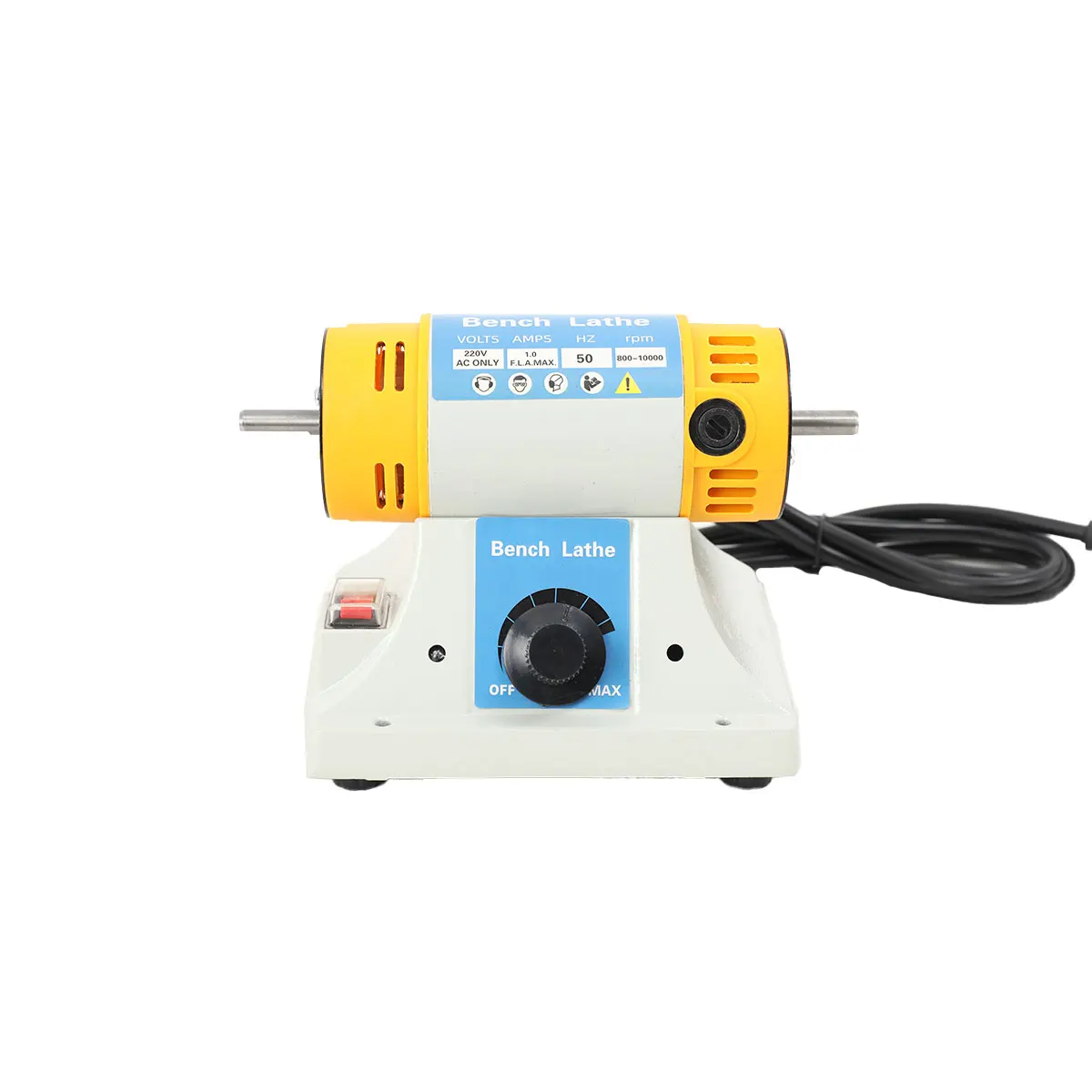220V 350W Stone Polishing Machine DIY Woodworking Jade Jewelry Dental Bench Lathe Machine Grinding Machine Sanding Tools