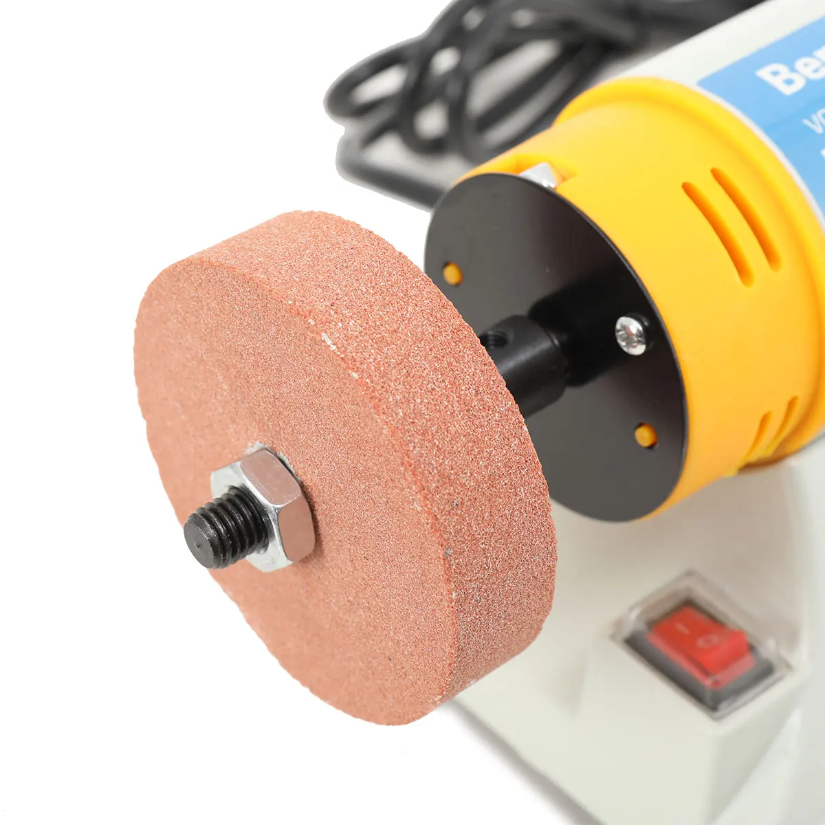 220V 350W Stone Polishing Machine DIY Woodworking Jade Jewelry Dental Bench Lathe Machine Grinding Machine Sanding Tools